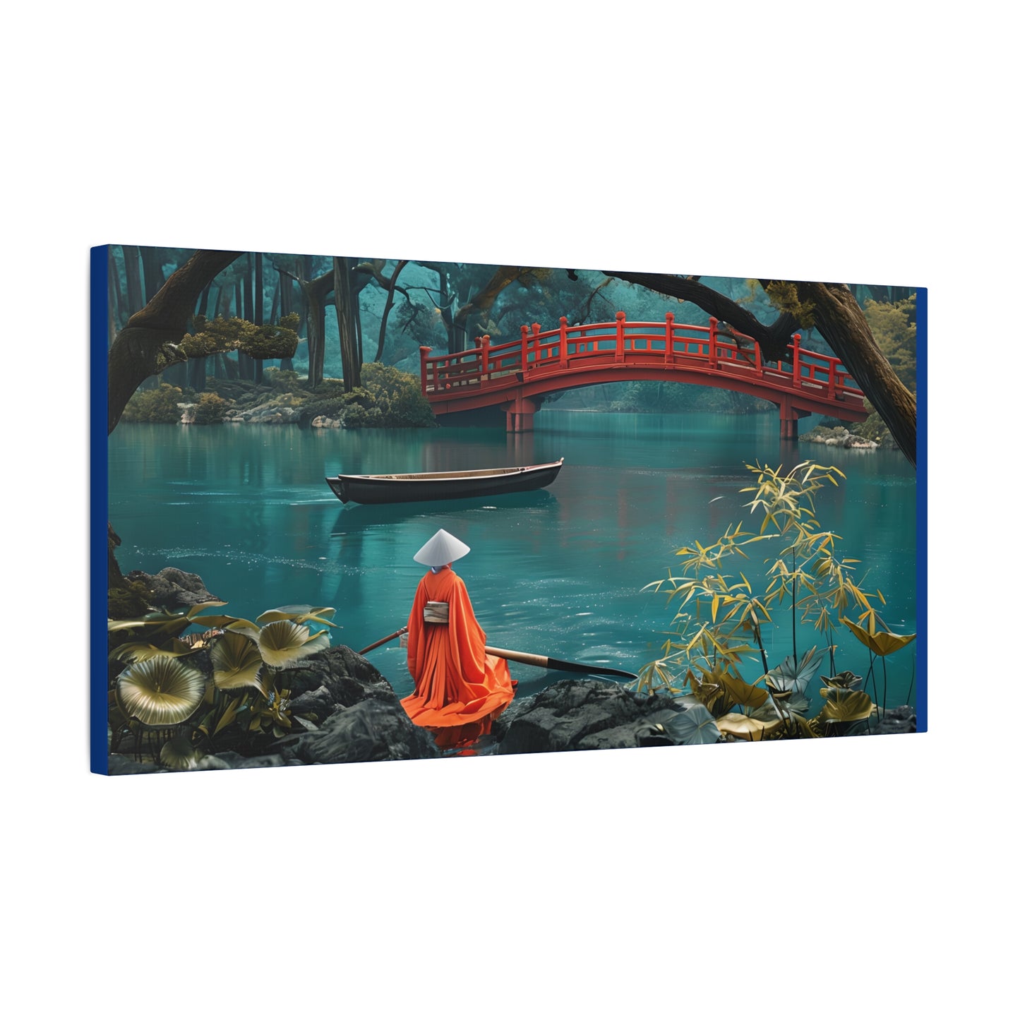 Japanese Tranquil Serene Landscape Canvas Wall Print