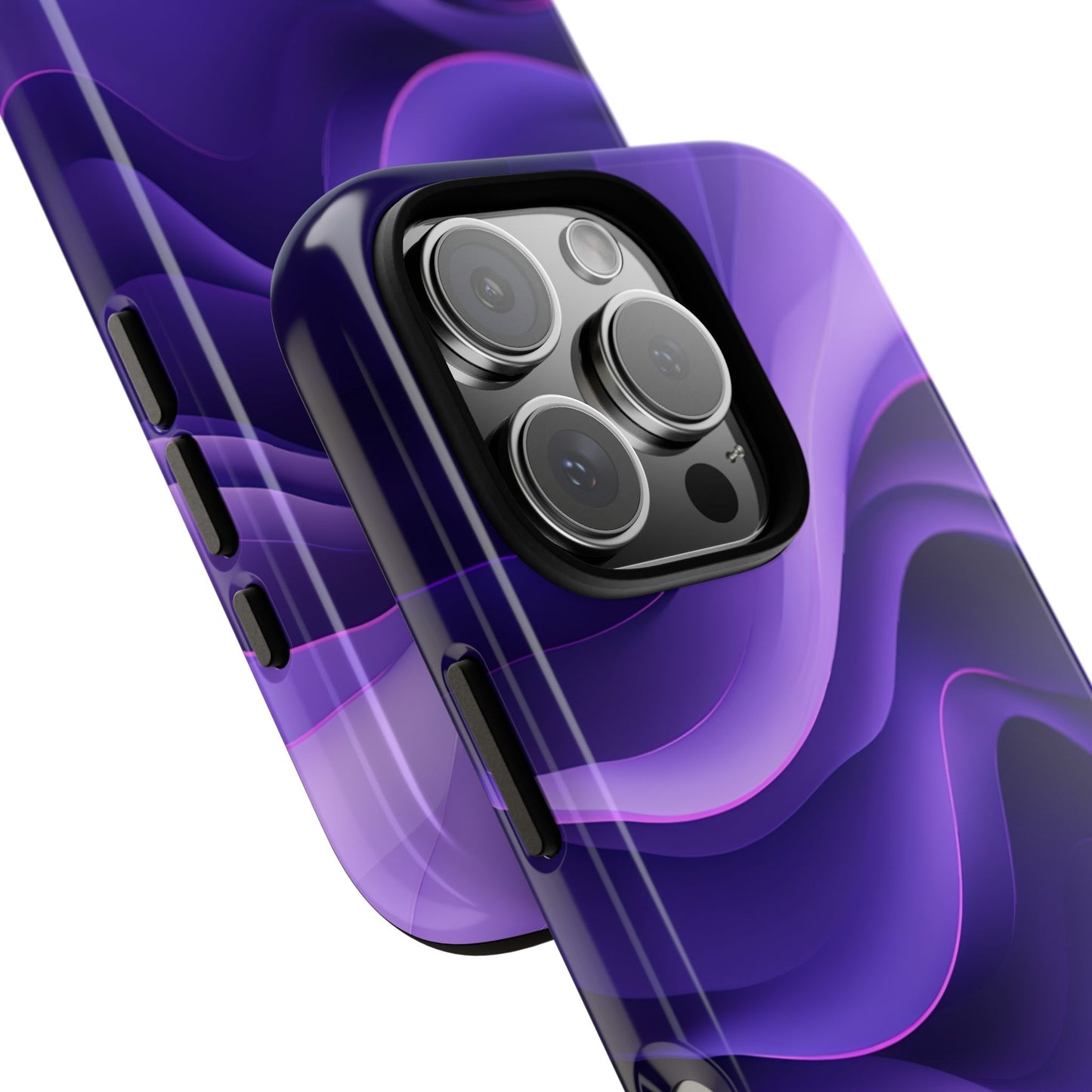 Stylish Purple Wave Phone Case Cover