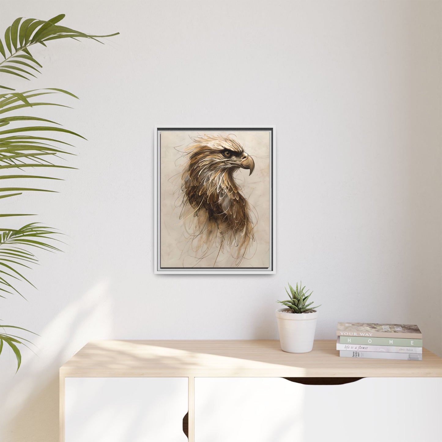 Framed Eagle Art Canvas