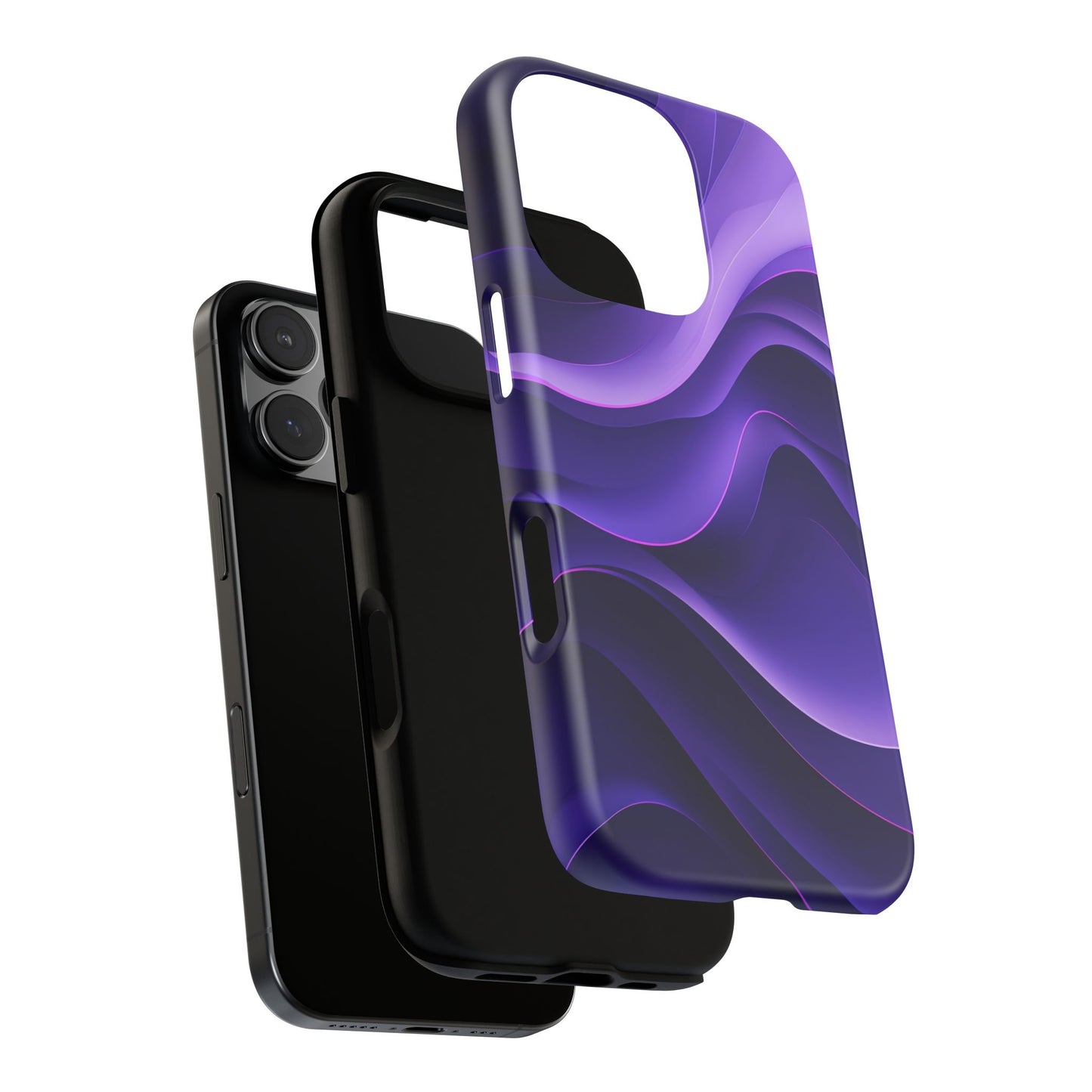 Stylish Purple Wave Phone Case Cover