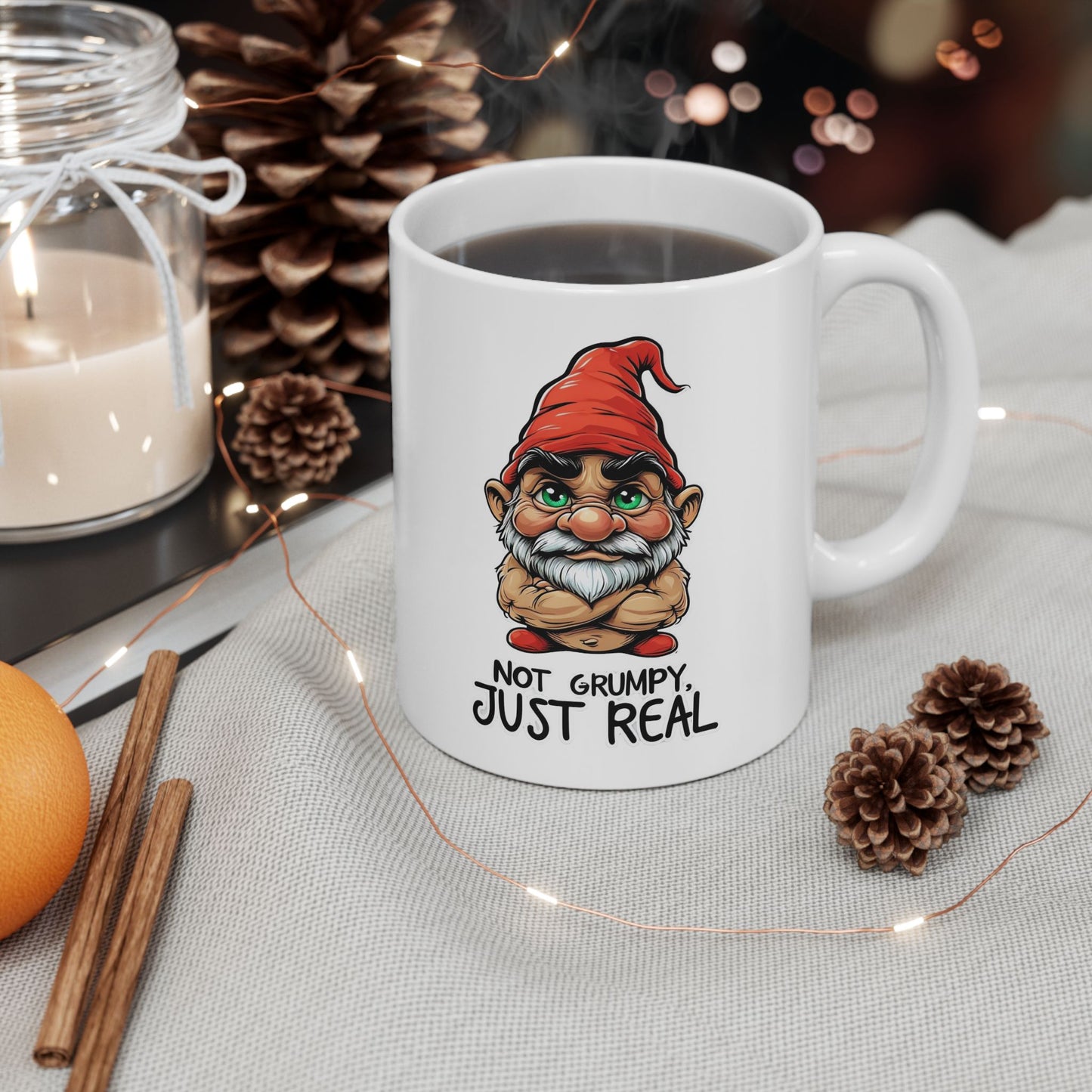 Funny Gnome Ceramic Mug