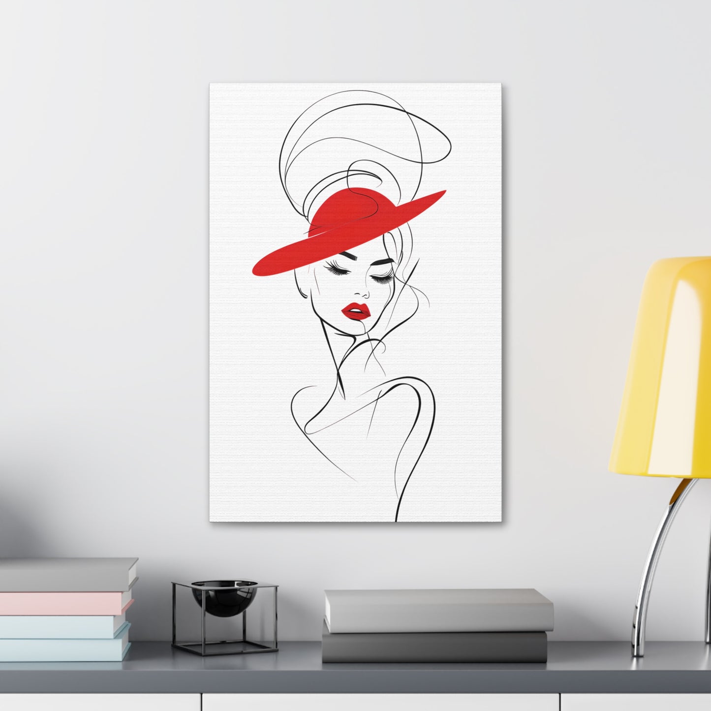Portrait of a Woman in a Red Hat