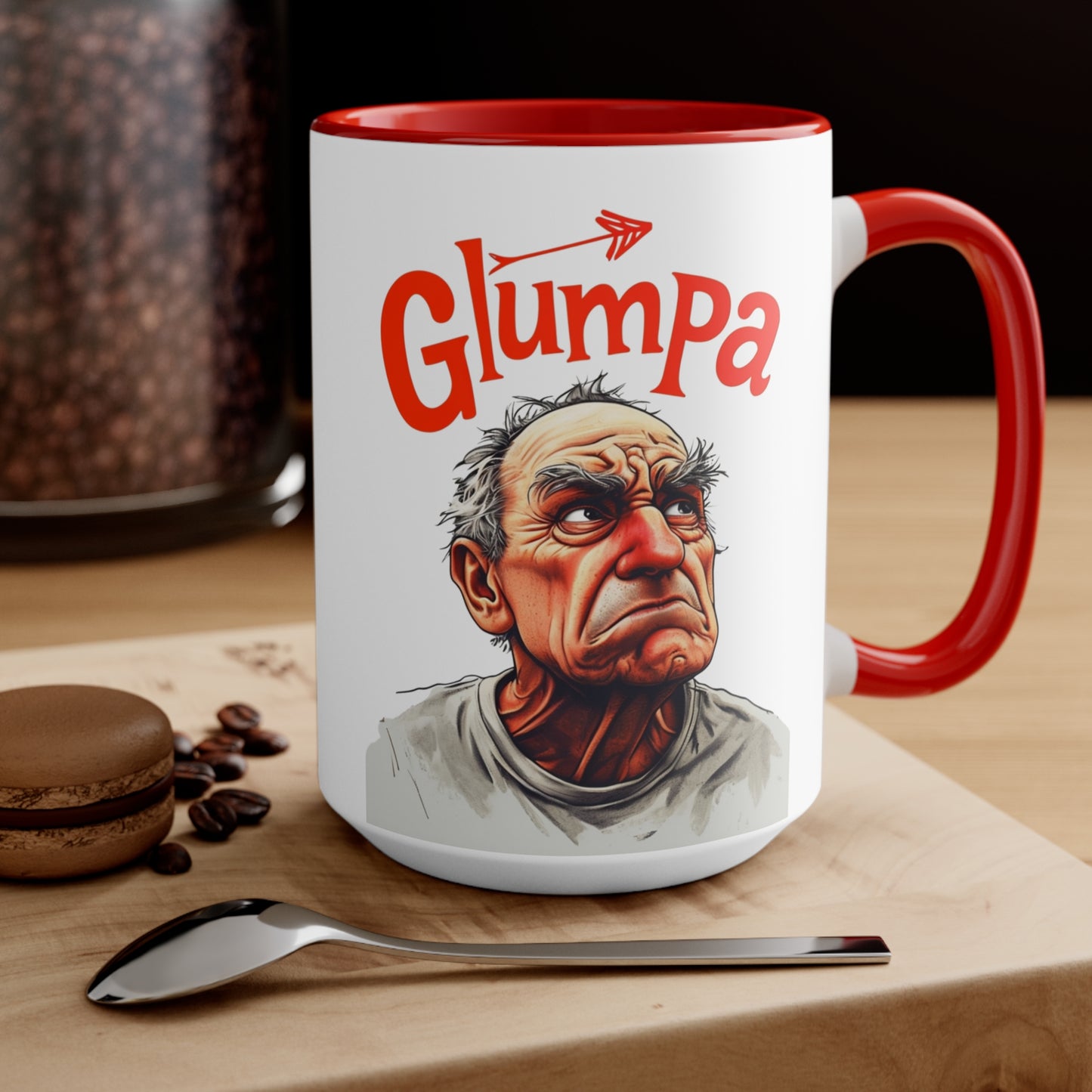Funny Grumpy Papa Mug,