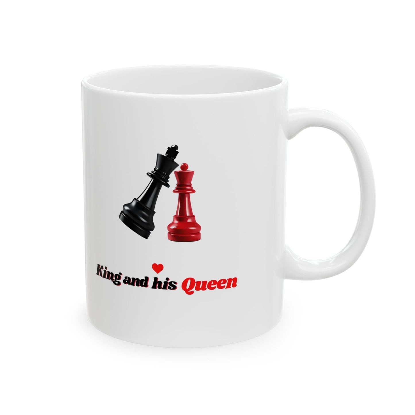 Chess-Themed Ceramic Mug