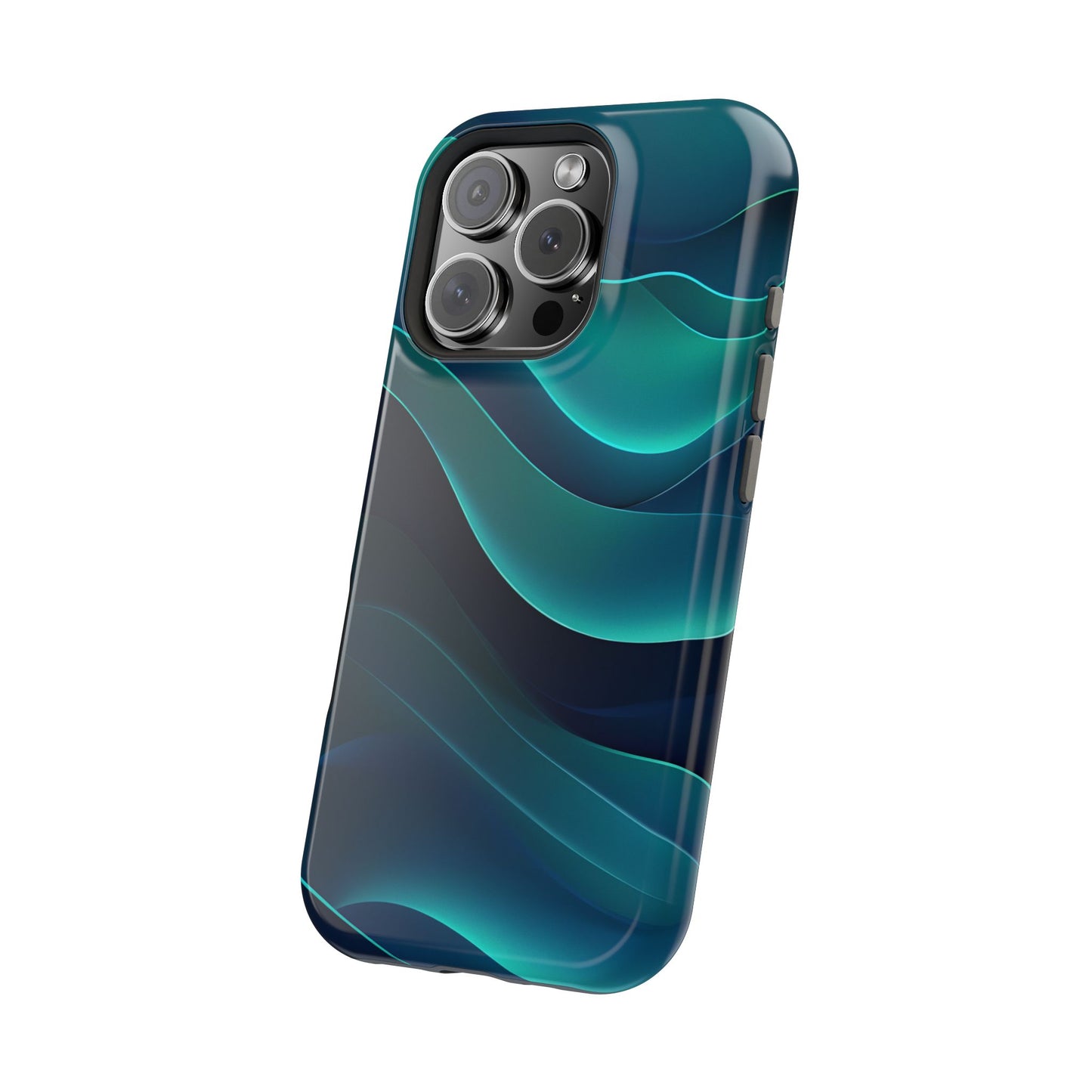 Wave Pattern Magnetic Tough Case Cover