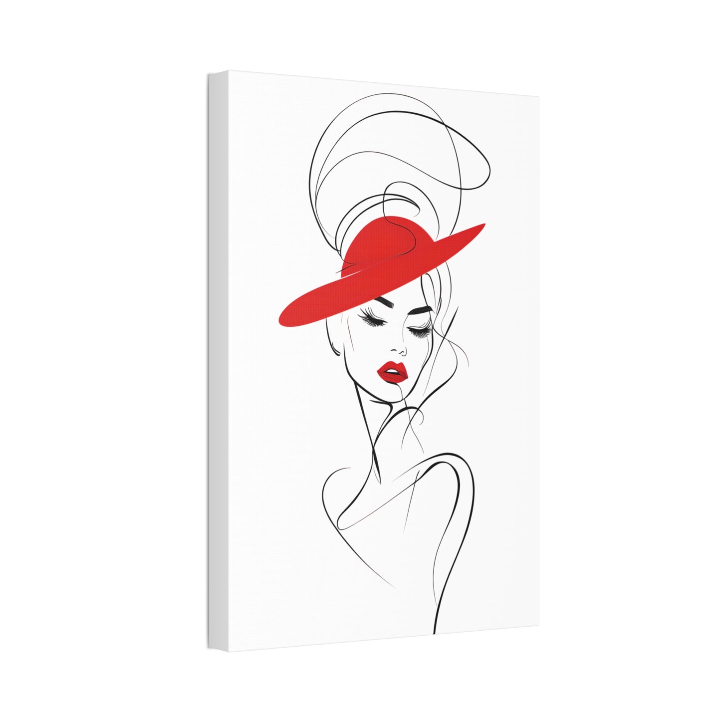 Portrait of a Woman in a Red Hat