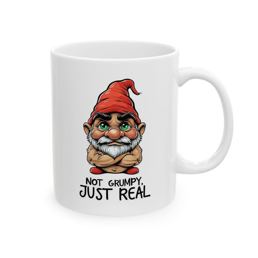 Funny Gnome Ceramic Mug - Perfect for Coffee Lovers and Gifts