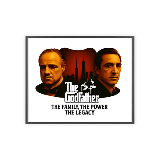 The Godfather Wooden Frame Poster