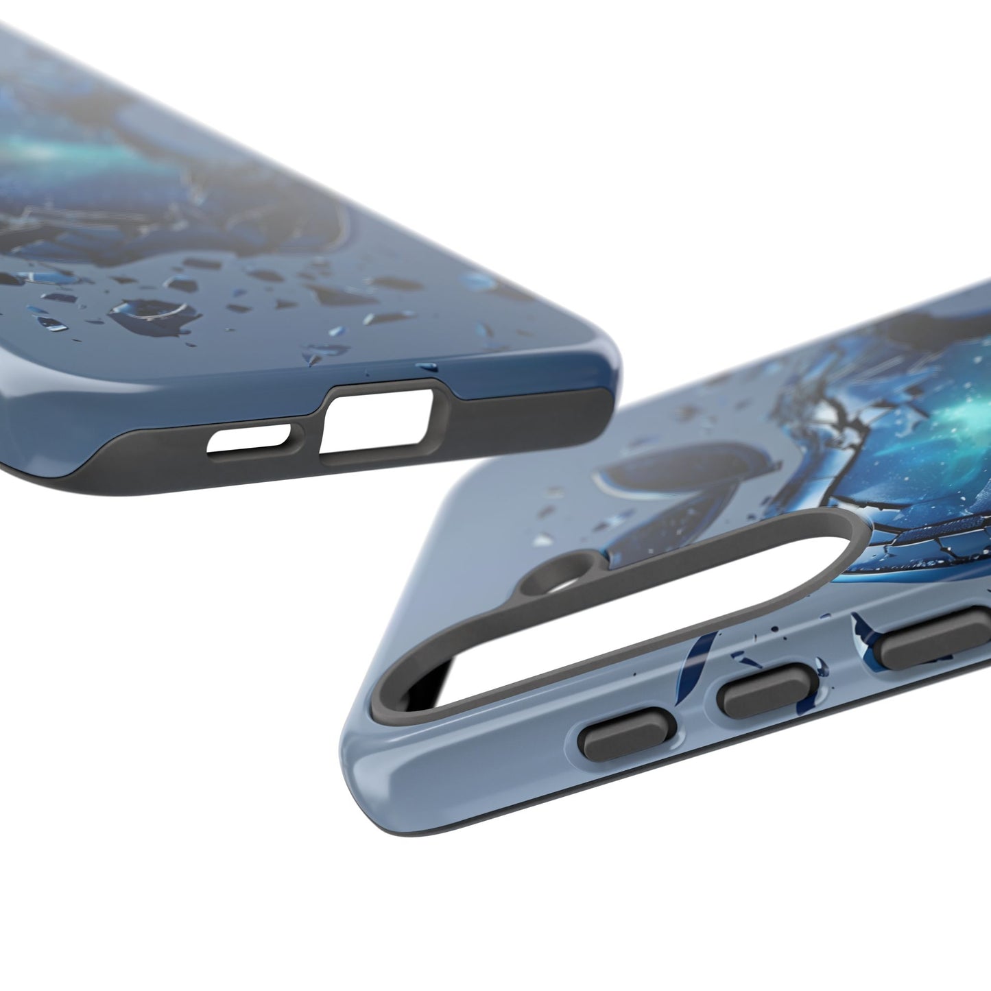 Galaxy Cracked Apple Case Cover