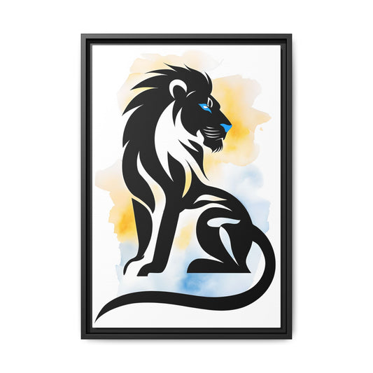 Bold Lion Art Print, Canvas Wall Decor