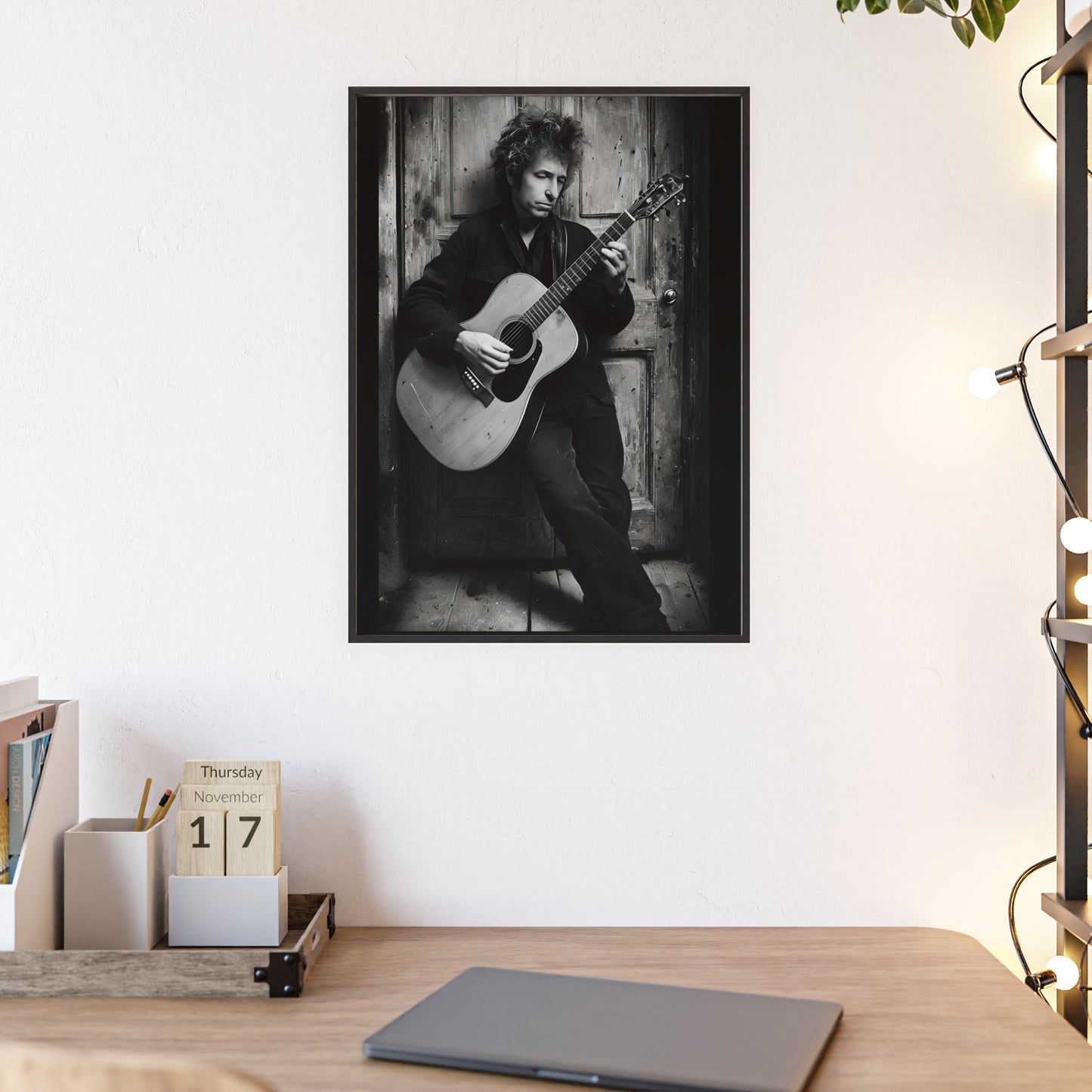 Vintage Musician Bob Dylan Wall Poster