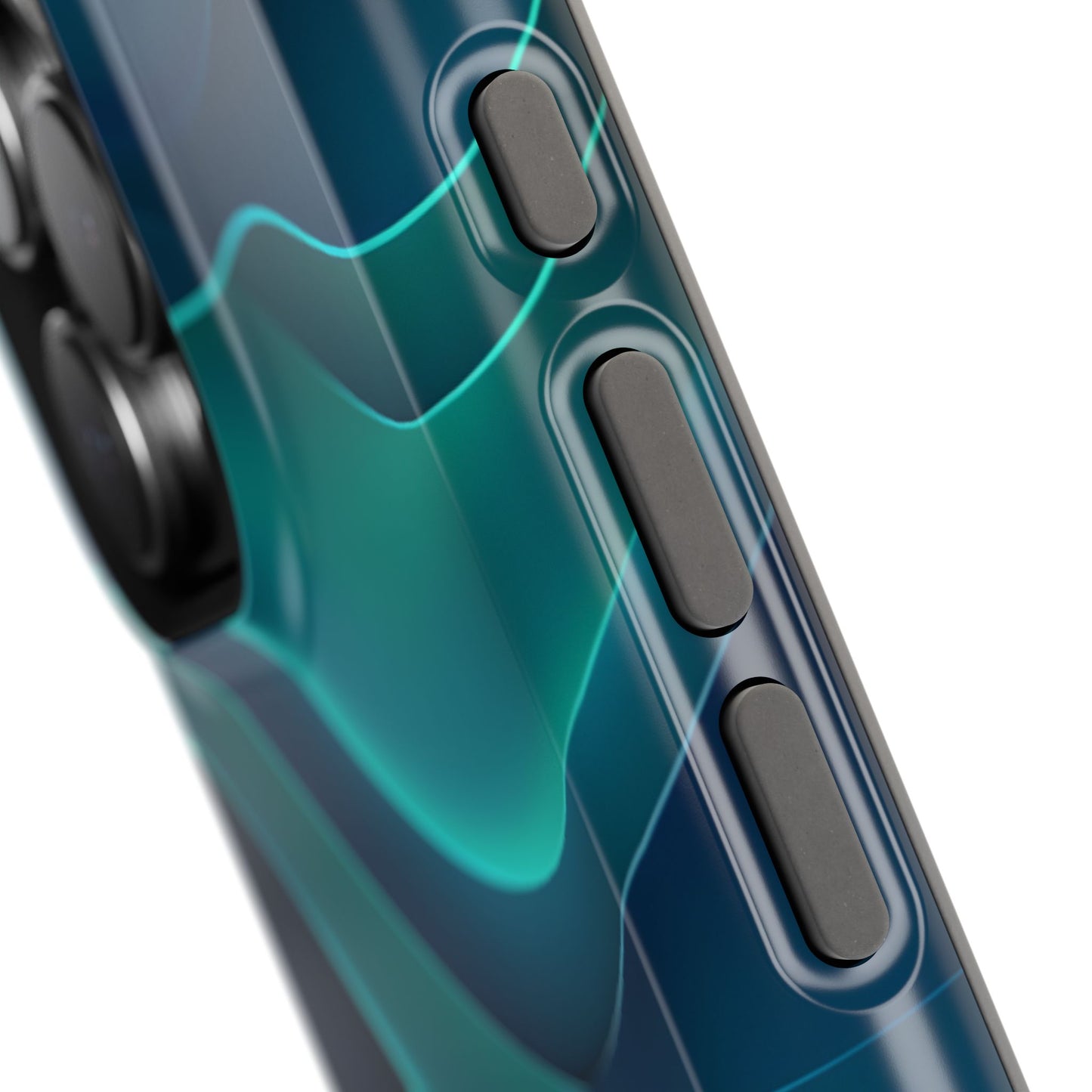 Wave Pattern Magnetic Tough Case Cover