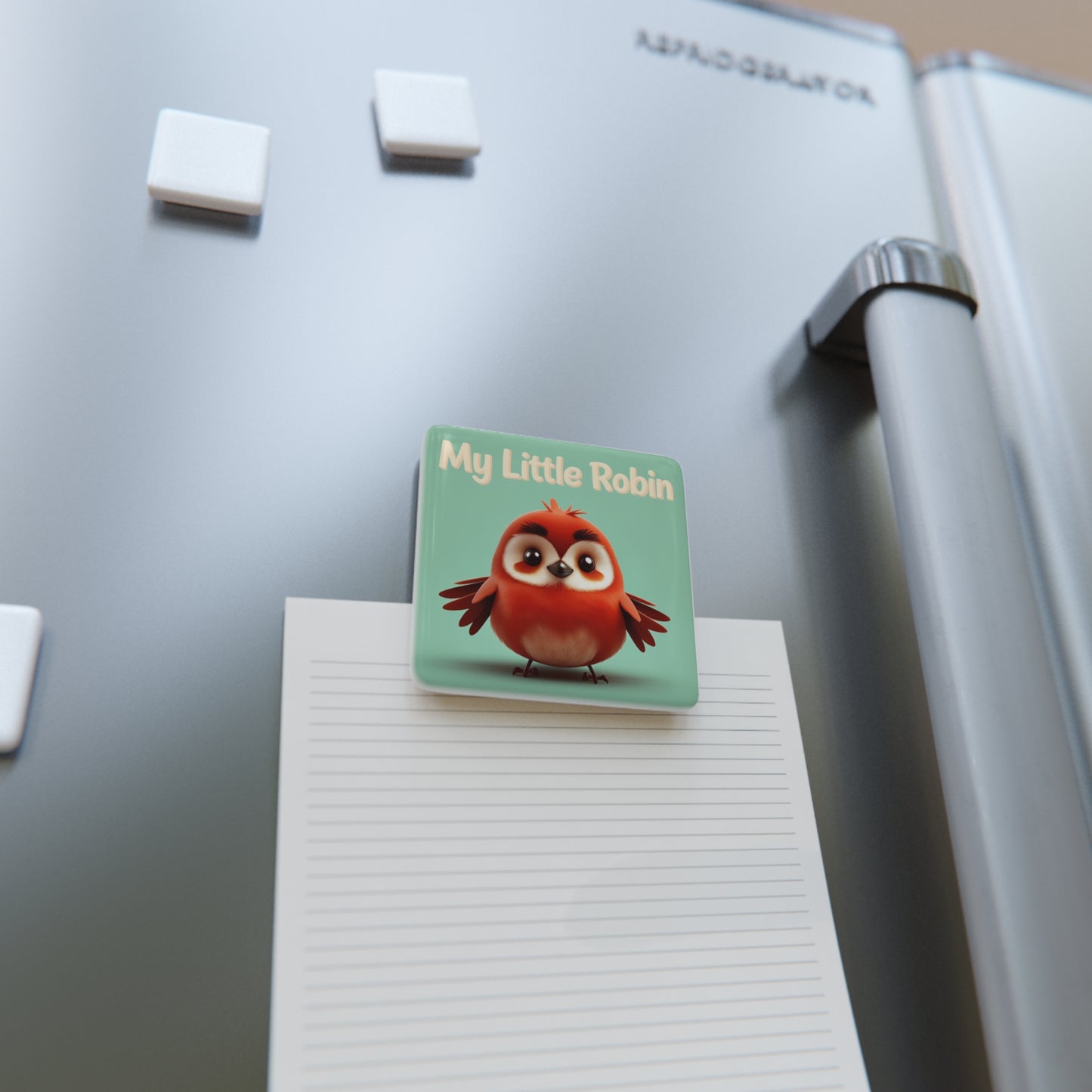 Cute My Little Robin Porcelain Magnet - Perfect for Bird Lovers and Home Decor