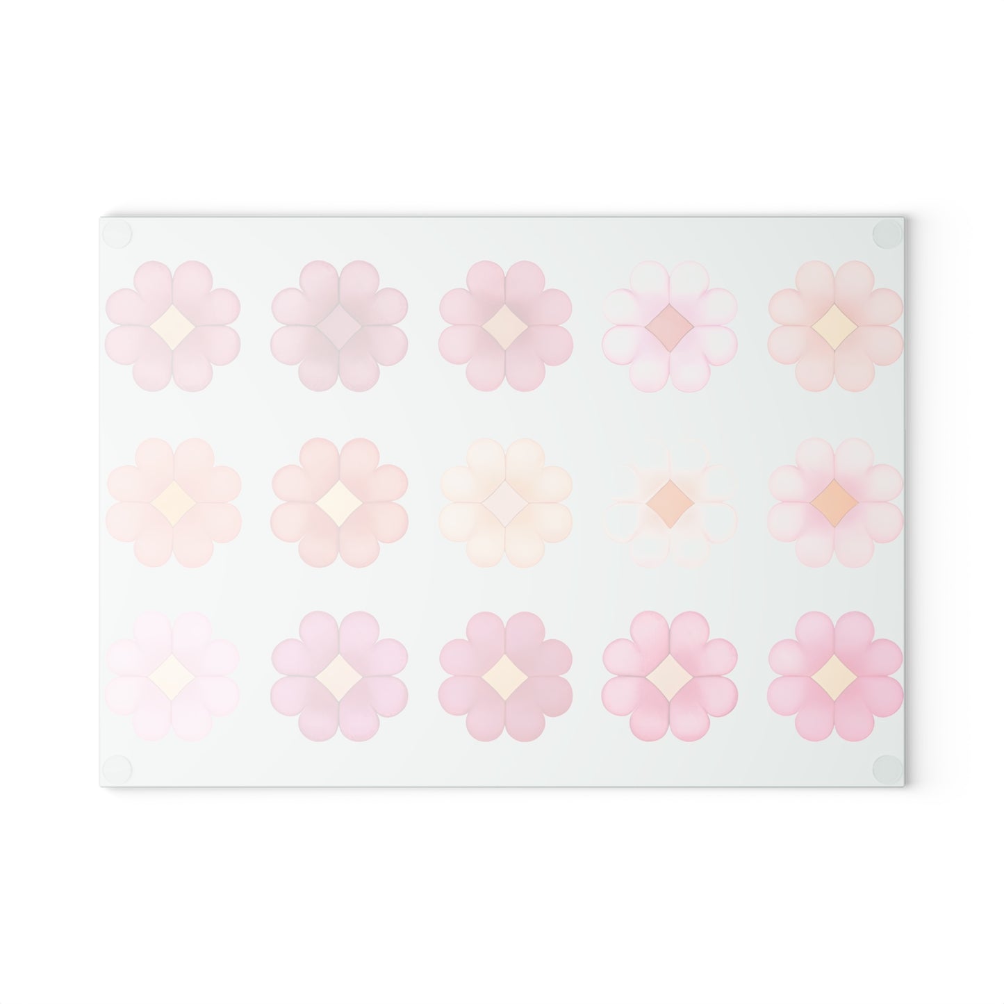 Floral Glass Cutting Board