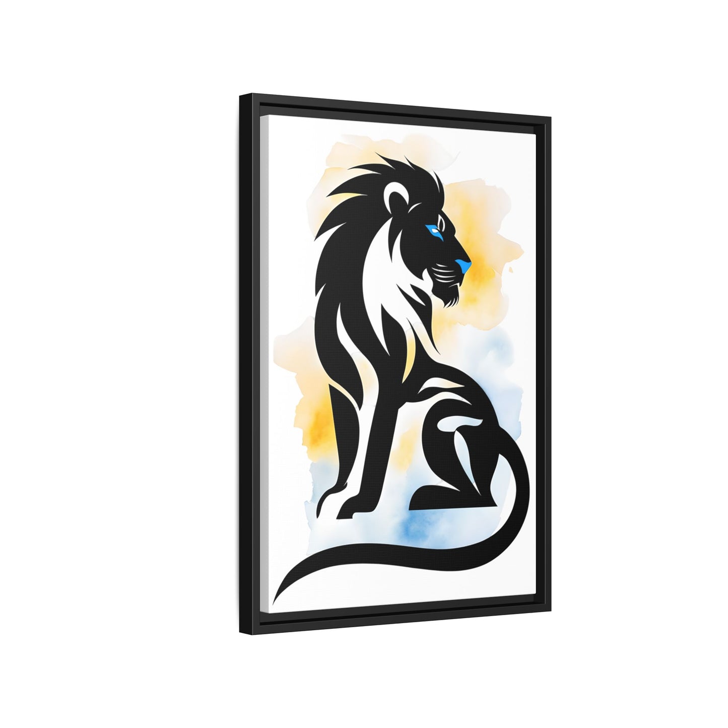 Bold Lion Art Print, Canvas Wall Decor