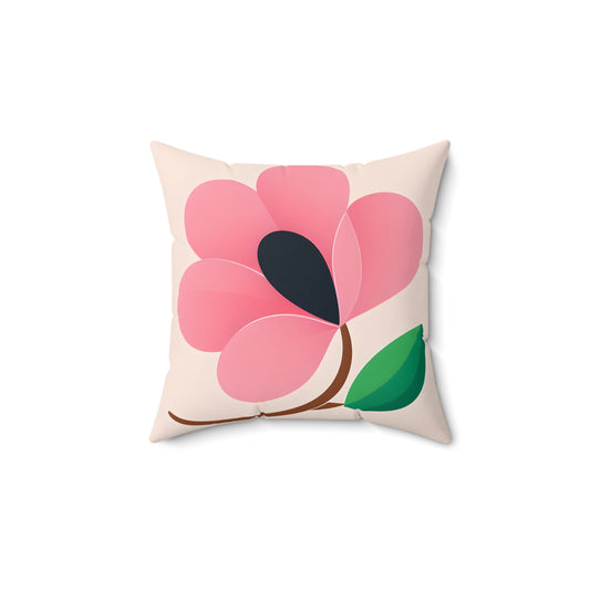 Blossom Floral Throw Pillow Print