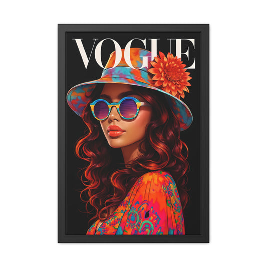 70s Inspired Vibrant Vogue Posters