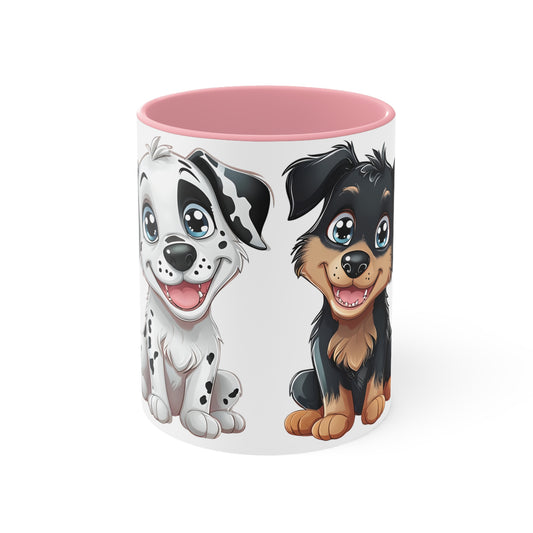 Cute Dog Accent Mug - Perfect for Pet Lovers