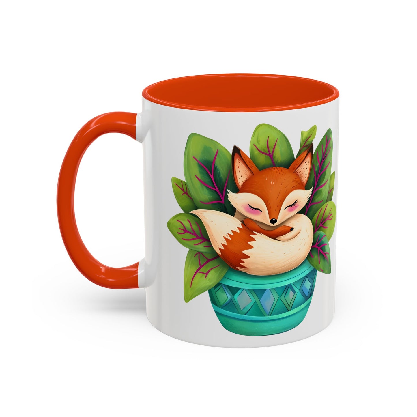 Sleepy Fox Tea Mug