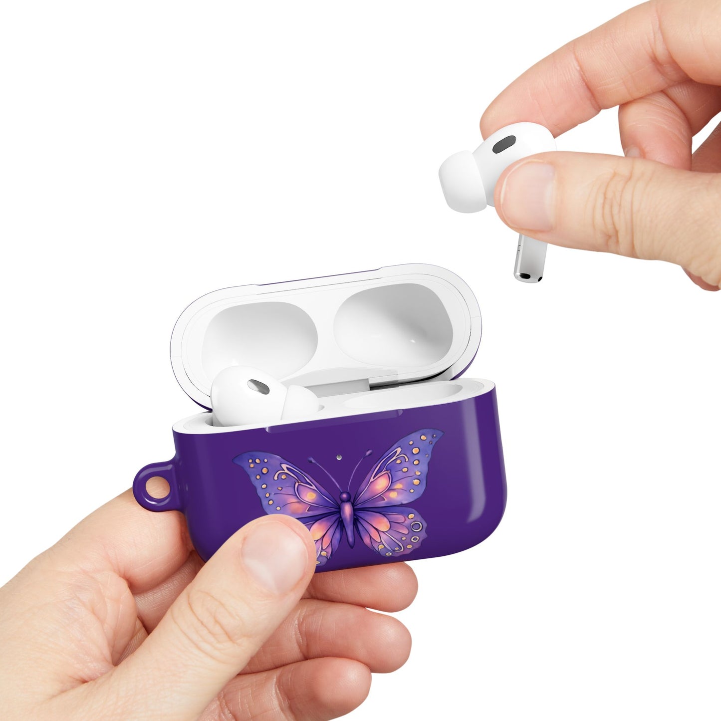 Butterfly Design AirPod Case - Stylish and Protective