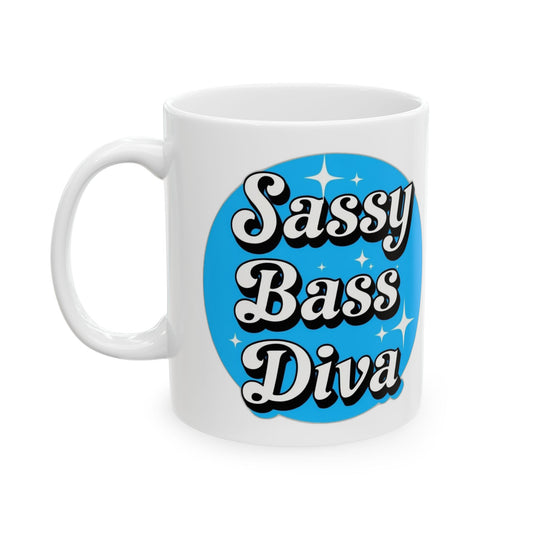 Sassy Diva Ceramic Mug - Fun Coffee Cup for Sassy Women, Perfect Gift for Birthdays & Celebrations
