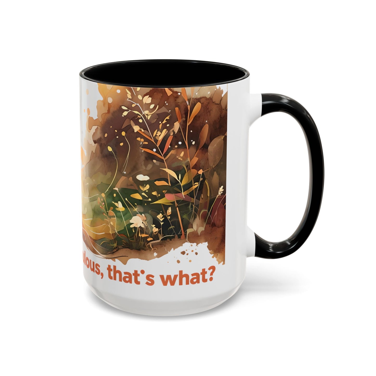 Fox Accent Coffee Mug
