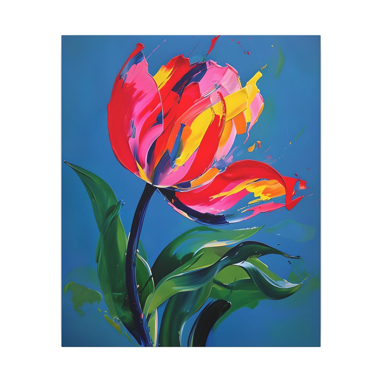 Colorful Floral Canvas Art Print