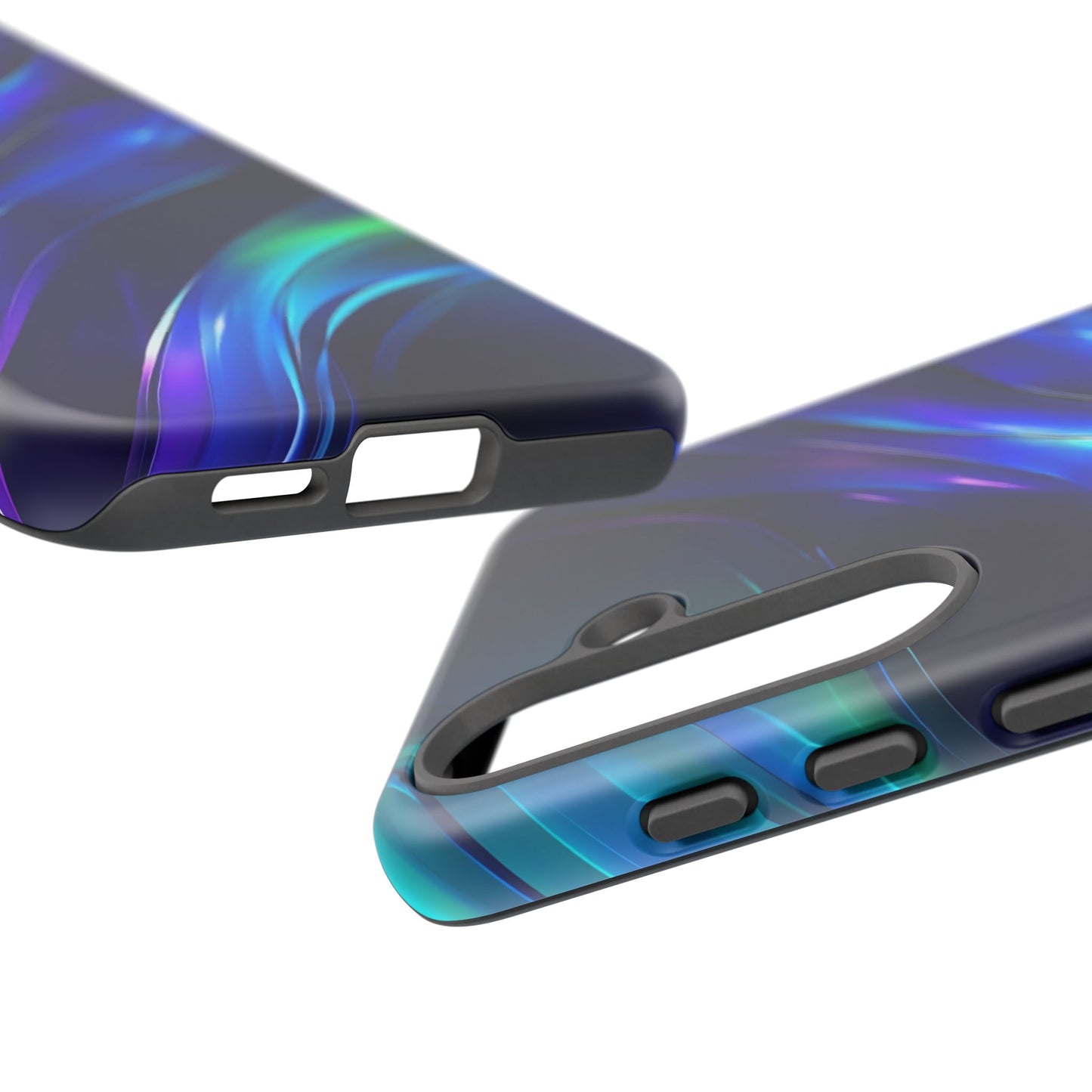 Stylish Purple Shade Waves Design