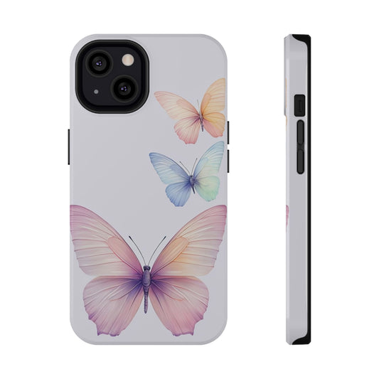 Butterfly Impact-Resistant Phone Case - Elegant, Durable, Perfect for Nature Lovers