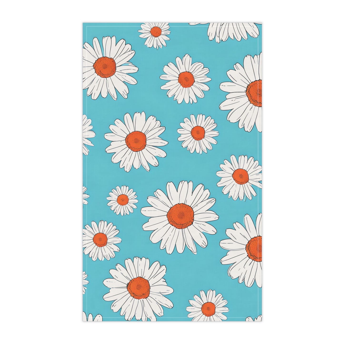 Vibrant Daisy Tea Towels