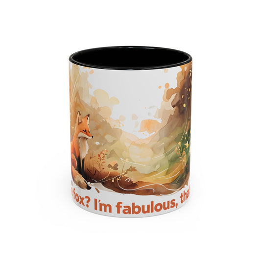 Fox Accent Coffee Mug