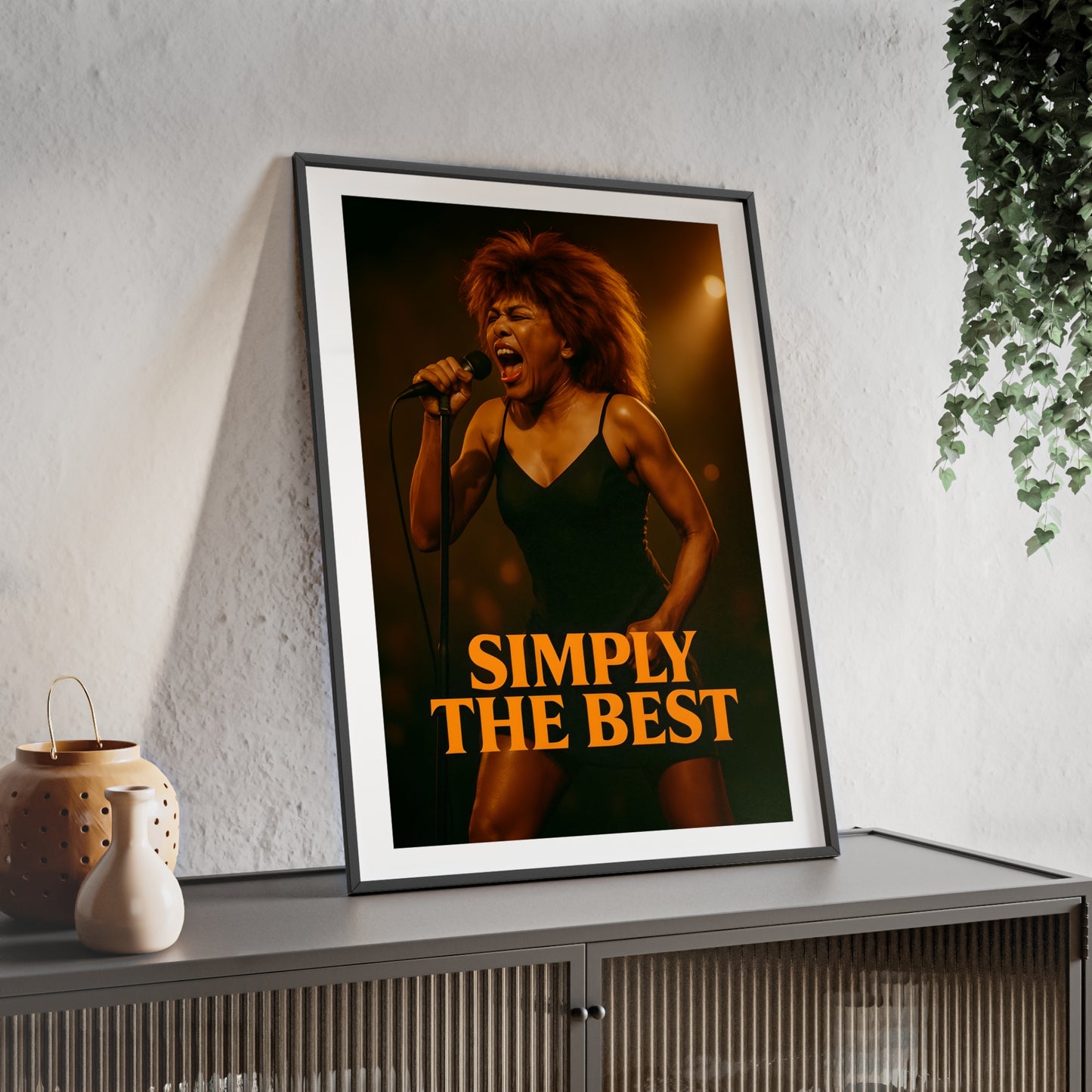 Iconic Singer Tina Turner, Simply The Best Poster