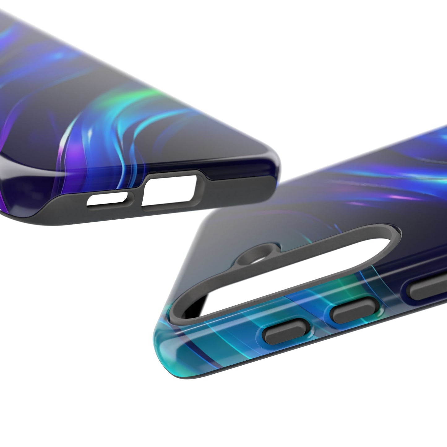Stylish Purple Shade Waves Design