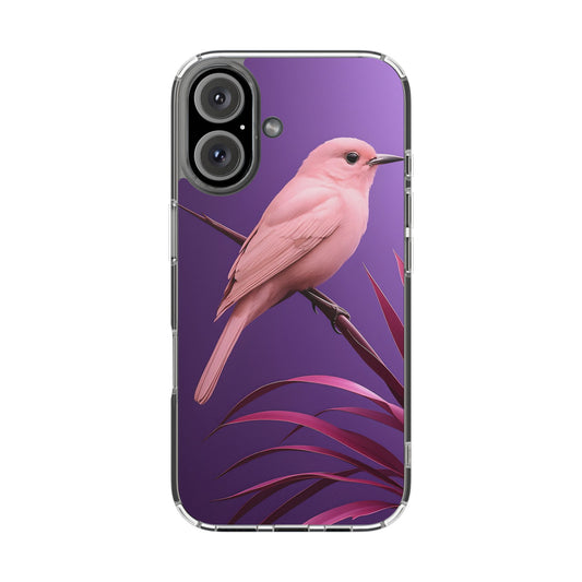 Pink Bird Nature-Inspired Design Case Cover