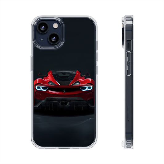 Sleek Ferrari Clear Phone Case - Ultra Durable & Stylish