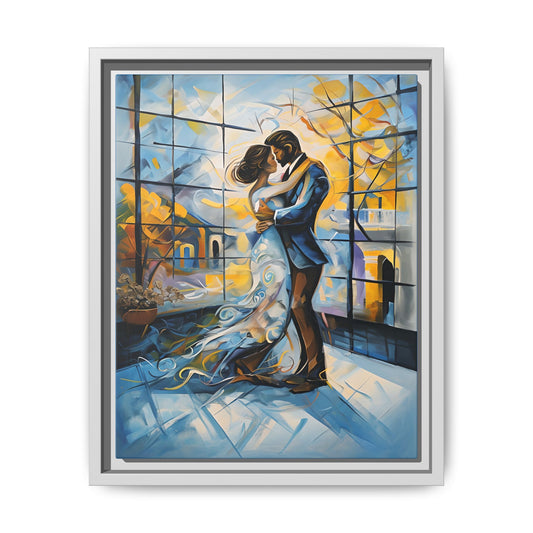 Romantic Couple  Canvas Print - Framed Wall Art