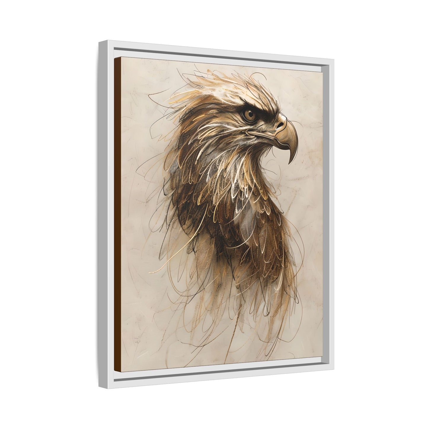 Framed Eagle Art Canvas