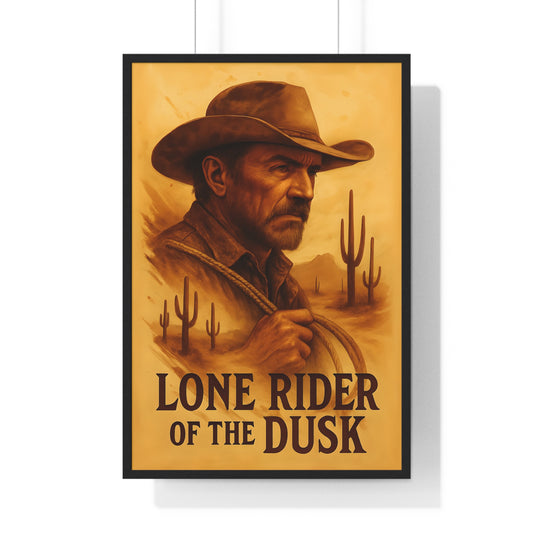 Lone Rider of the Dusk Poster