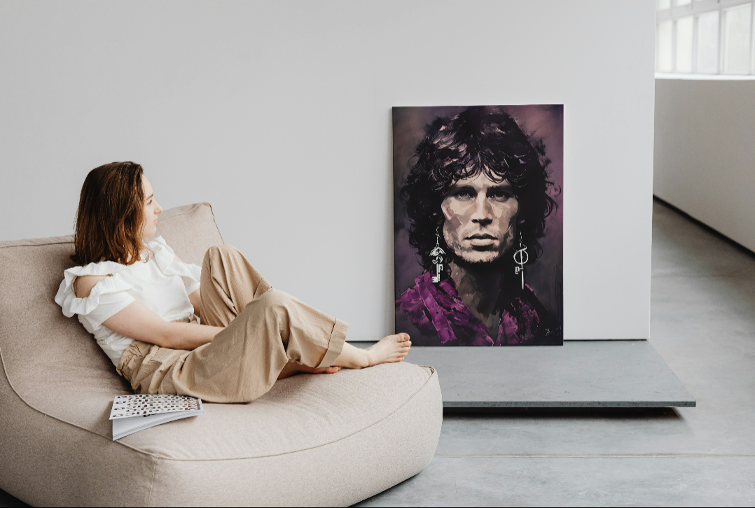 Jim Morrison Canvas Print