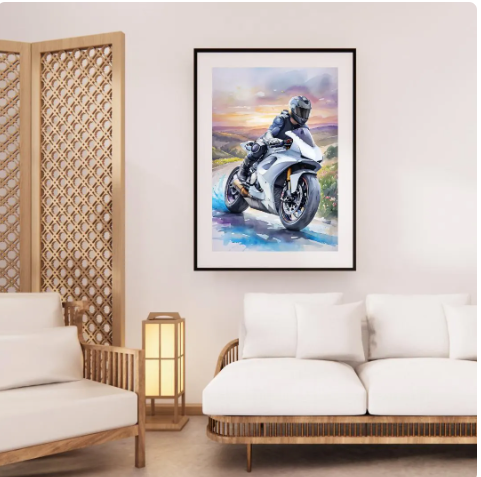 Pearl Cruiser Scenic Countryside Framed Print