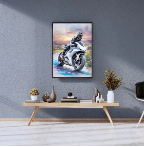 Pearl Cruiser Scenic Countryside Framed Print