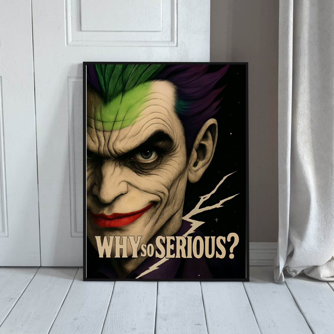 Intense Expression of a Joker